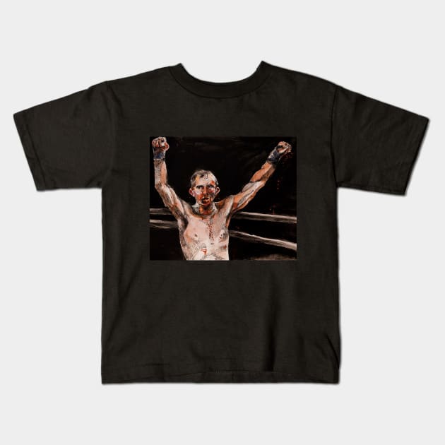 Boxing Kids T-Shirt by Al1cee